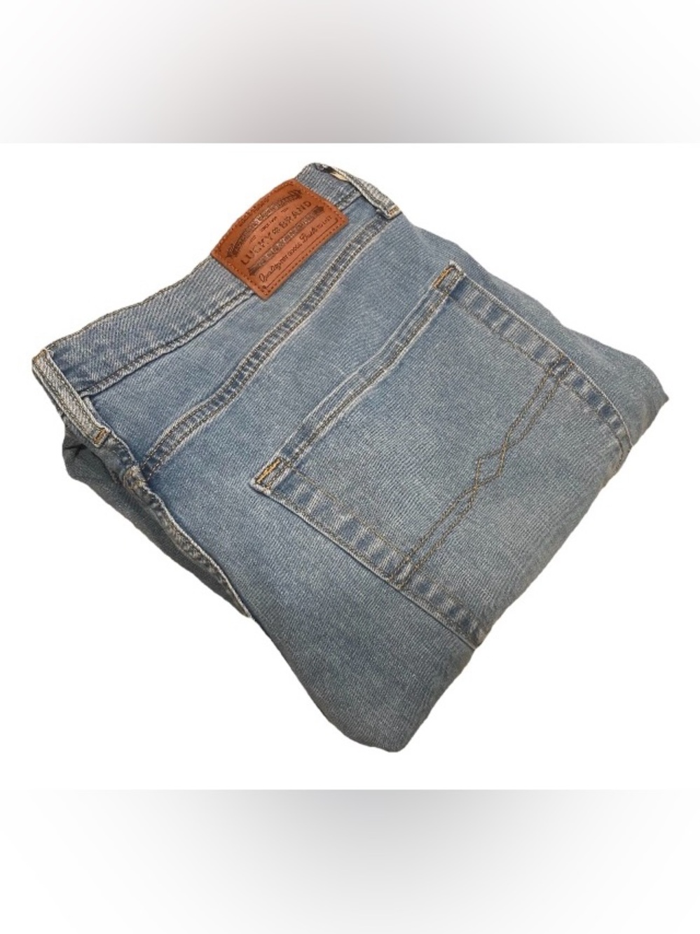 Lucky Brand 410 Athletic Straight Light Blue Men's Jeans 36x32 NWOT